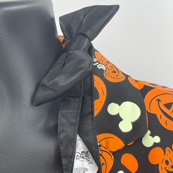 Mickey Mouse Pumpkin Disney Party Halloween Glow Blazer Light Up Tie L\XL New - Picture 8 of 12